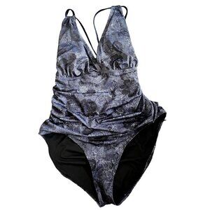 Joe Fresh Floral One Piece Swimsuit XL